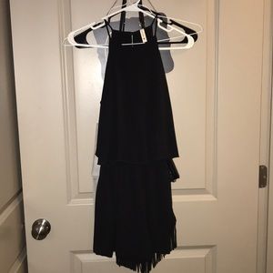 Black tank romper